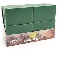 Dragon Shield Cube Shell Forest Green - 8 Units - Durable and Sturdy TCG, OCG Card Storage - Card Deck Box - Compatible with Pokemon Yugioh Commander and MTG Magic: The Gathering Cards