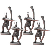 Dark Souls The Role Playing Game: Silver Knight Greatbowmen Miniatures & Stat Cards