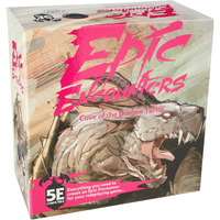 Epic Encounters: Cove of The Dragon Turtle - RPG Fantasy Roleplaying Tabletop Game with Huge Boss Miniature, Double-Sided Game Mat, & Game Master Adventure Book with Monster Stats, 5E Compatible