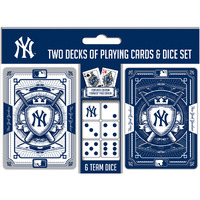 New York Yankees Playing Cards and Dice Set