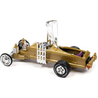 Barris Drag-U-La "The Munsters" "Trivia Pursuit" with Poker Chip Collector's Token and Game Card "Pop Culture" 2022 Release 3 1/64 Diecast Model Car by Johnny Lightning