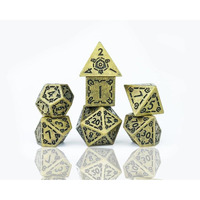 Dice Set - Illusory Metal - Gold (7)