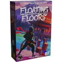 CardLords Floating Floors - A 3D Tactical Game of Balance & Cunning, Balance Your Ninjas with Jutsu, Moving & Collecting Board Game, 2-4 Players, 20-40 Minute Playing Time, Ages 12+