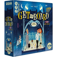 IELLO: Get On Board: Paris & Rome - A Clever Flip & Write Board Game, Create The Best Metro Line in Two Cities, Ages 8+, 1-5 Players, 30 Mins