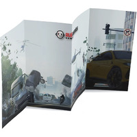 Evil Genius Games Everyday Heroes: GM Screen - The Roleplaying Game, Gamemaster RPG Accessory, 4-Panel Screen, Evil Genius Games, Inside Has All The Tables You Need to Run an Everyday Hero Adventure