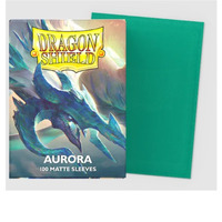 Dragon Shield Sleeves - Matte Aurora 100 CT - Card Sleeves - Smooth & Tough - Compatible with Pokmon, Magic The Gathering Cards & Digimon MTG TCG OCG & Hockey Cards