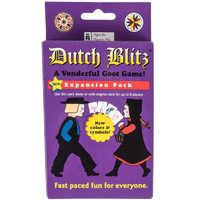 Dutch Blitz: Purple Expansion Pack - Use Alone Or w/ Original Deck to Play w/ Up to 8 Players, 4 New Card Colors, Fast Paced Fun, Card Game, Ages 8+