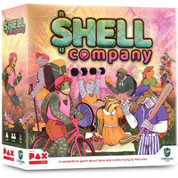 Lynnvander Studios: Shell Company: Don't Write Me Off - Strategy Board Game, File Taxes & Find Love (As a Turtle), Ages 14+, 2-6 Players, 60 Min