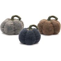 Plush Pumpkin Decor (Set of 3)