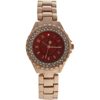 2033L-GPR Rose Gold Stainless Steel Bracelet Watch by Kim & Jade for Women - 1 Pc Watch
