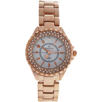 2033L-GPW Rose Gold Stainless Steel Bracelet Watch by Kim & Jade for Women - 1 Pc Watch