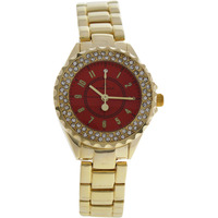 2033L-GR Gold Stainless Steel Bracelet Watch by Kim & Jade for Women - 1 Pc Watch