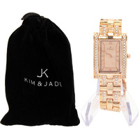 2060L-GPGP Rose Gold Stainless Steel Bracelet Watch by Kim & Jade for Women - 1 Pc Watch