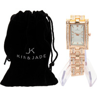 2060L-GPW Rose Gold Stainless Steel Bracelet Watch by Kim & Jade for Women - 1 Pc Watch