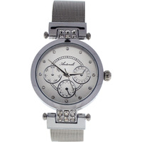 AL0704-09 Silver Stainless Steel Mesh Bracelet Watch by Antoneli for Women - 1 Pc Watch
