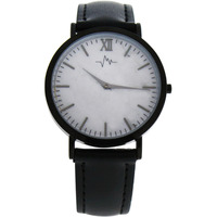 AO-180 Hygge - Marble Dial/Black Leather Strap Watch by Andreas Osten for Women - 1 Pc Watch