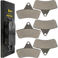 Caltric Brake Pads Compatible With Arctic Cat 250 300 400 500 2X4 4X4 Arctic Cat Front Rear 1998-2004