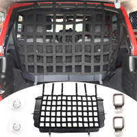Rerpro Pet Net Safety Dog Barrier For 2007-2025 Jeep Wrangler Jk Jl 4 Door Accessories  Behind Rear Seat Pet Dog Covers Trunk Cargo Isolation Liner Net For Jeep Wrangler