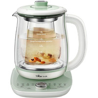 Bear Ysh-C18S2 Health Pot  Electric Kettle Tea Maker With Infuser  Glass Kettle & Stew Pot  16 Menus 18L 120V  Green