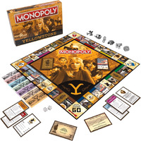 Monopoly: Yellowstone  Buy Sell Trade Spaces Featuring Locations From The Paramount Network Show  Collectible Classic Monopoly Game  Officially-Licensed Yellowstone Game & Merchandise
