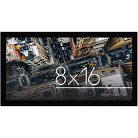 Americanflat 8X16 Picture Frame In Black - Engineered Wood With Shatter Resistant Glass - Horizontal And Vertical Formats For Wall And Tabletop