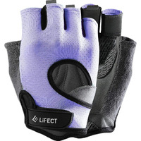 Lifect Freedom Workout Gloves  Knuckle Weight Lifting Shorty Fingerless Gloves With Curved Open Back  For Powerlifting  Gym  Women And Men (Purple  Medium)