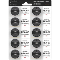 Enerpe Rfa-67 Rfa-67D-11 6V Replacement Battery Long-Lasting & High Capacity Compatible With Petsafe Electronic Collars 10-Pack