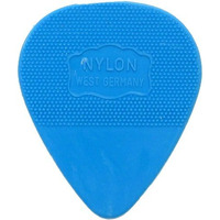 Herdim Blue Heavy Nylon Pick  12 Pack Marked West Germany