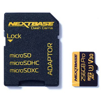 Nextbase 256Gb U3 Micro Sd Memory Card - With Adapter - Compatible With Nextbase In-Car Dash Cams Series 1 And 2