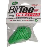 Birtee Golf Tees - Pro Speed Version With Enhanced Durability - 8 Pack. Indoor Golf Tees/Golf Simulator Tees/Winter Golf Tees. (Green)