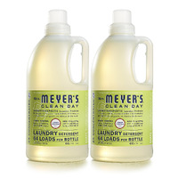 Mrs. Meyer 's Clean Day Liquid Laundry Detergent  Biodegradable Formula Infused With Essential Oils  Lemon Verbena  64 Oz - Pack Of 2 (128 Loads)