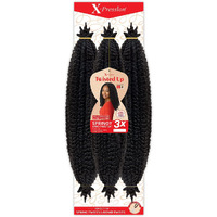 Outre Crochet Braids X-Pression Twisted Up 3X Springy Afro Twist 24"" (3-Pack  2T1B/350)