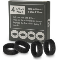 Cat Water Fountain Filter  Multiple Filtration Pet Water Fountain Replacement Filter 4 Or 8 Packs Of Cotton Activated Carbon Cat Fountain Filter(Sponge 4 Pack)