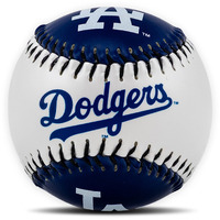 Franklin Sports Los Angeles Dodgers Mlb Team Baseball - Mlb Team Logo Soft Baseballs - Toy Baseball For Kids - Great Decoration For Desks And Office