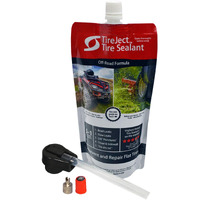 Tireject Off-Road Tire Sealant Kit - 5-In-1 Sealing - Fix And Prevent Flat Tires (10Oz)