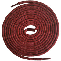 Vsudo 2 Pairs Round Boots Shoelaces  532 Diameter Outdoor Work  Hiking Boots Shoe Laces  Winter Snow Boots Shoelace  Premium Athletic Running Shoestrings For Menwomen(2Pairs-Deep Red-120Cm)
