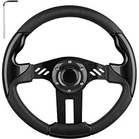 Ezgo Steering Wheel Fit Golf Cart Club Car Ezgo Yamaha Universal Golf Cart Steering Wheel Club Car Ds And Precedent (Black Steering Wheel)