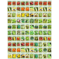 100 Assorted Heirloom Vegetable Seeds 100 Non-Gmo (100  Deluxe Assorted Vegetable Seeds)