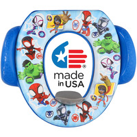 Spidey And His Amazing Friends Team Up Soft Potty Seat And Potty Training Seat - Soft Cushion  Baby Potty Training  Safe  Easy To Clean