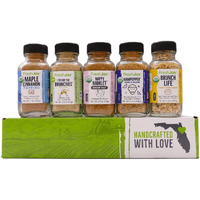Freshjax Gourmet Spices And Seasonings  Gift Box (Set Of 5) (Sunrise Gift Set)