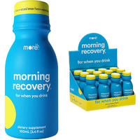 More Labs Morning Recovery  Patent-Pending After You Drink Rebound Shots (Pack Of 12)  Original Lemon Flavor  Highly Soluble Liquid Dhm  Milk Thistle  Electrolytes