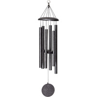 Corinthian Bells By Wind River - 36 Inch Silver Vein Wind Chime For Patio  Backyard  Garden  And Outdoor Dacor (Aluminum Chime) Made In The Usa