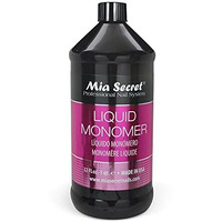 32 Oz Mia Secret Liquid Monomer - Professional Acrylic Nail Liquid For Acrylic Powder - Ema Monomer Acrylic Nail Liquid