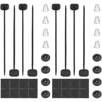 Fan Mounting Kit  Mellbree 2-Pack Electric Radiator Fan Mounting Kit Compatible For Electric Cooling Fan And Transmission Cooler