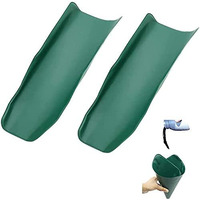 Wikibb 2 Pcs Flexible Draining Tool Oil Funnel  Oil Drain Funnel  Foldable Draining Oil Tool For Discharging Oil From Cars  Trucks  Motorcycles  Lawn Mowers (14.5 X 6.7Inches)