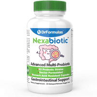 Drformulas Nexabiotic 23 Multi Probiotic For Women And Men - Dr Formulated With Lactobacillus Acidophilus  Bifidobacterium Infantis  Saccharomyces Boulardii  1725 Billion Cfus