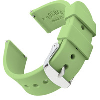 Archer Watch Straps - Silicone Quick Release Soft Rubber Replacement Watch Bands (Tea Green  16Mm)