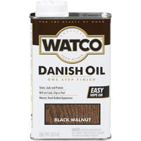 Rust-Oleum Watco 65351 Danish Oil Wood Finish  Pint  Black Walnut