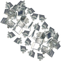 Adjustable Steel Pilaster Shelf Support Clip -40 Pieces