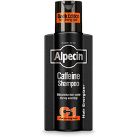 Alpecin Caffeine Shampoo C1 Black Edition With Bold Fragrance 8.45 Oz I Hair Performance Enhancer Promotes Natural Hair Growth And Thickness I Energizes Scalp